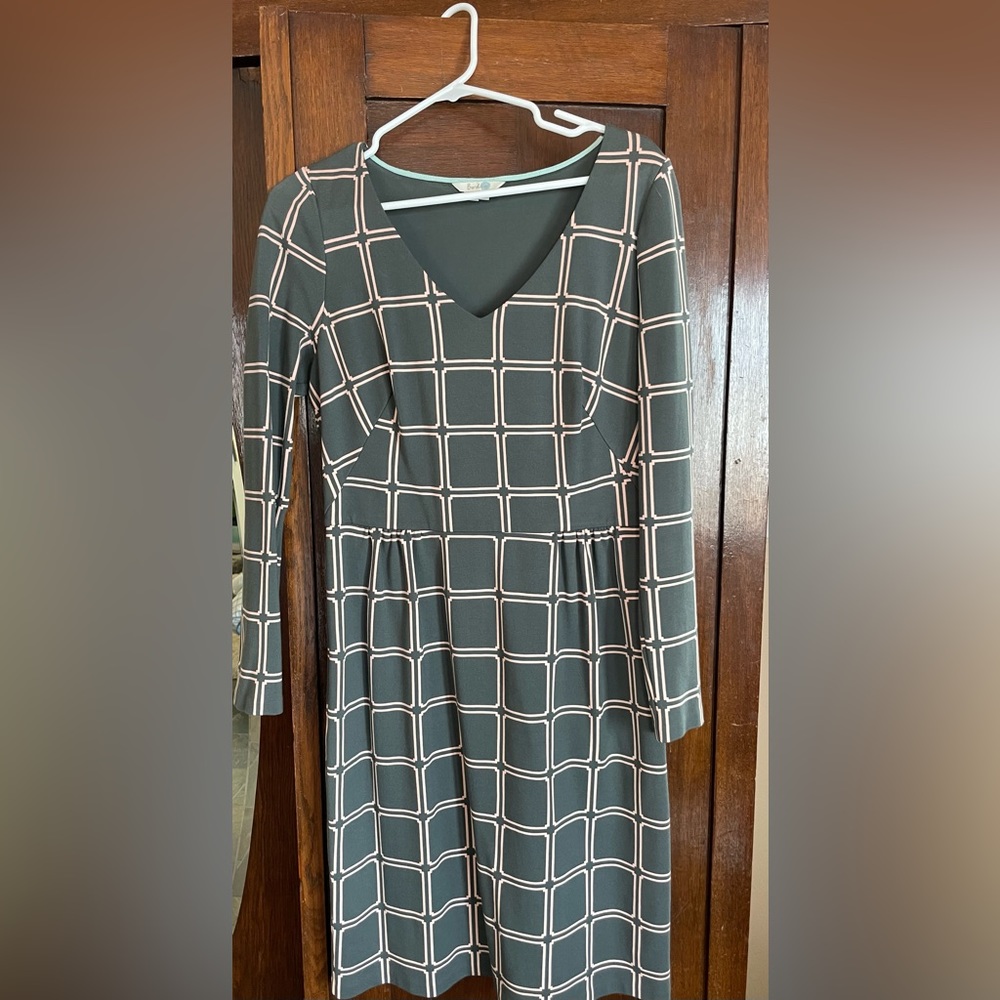 Boden, Jersey dress size US 10 L, grey